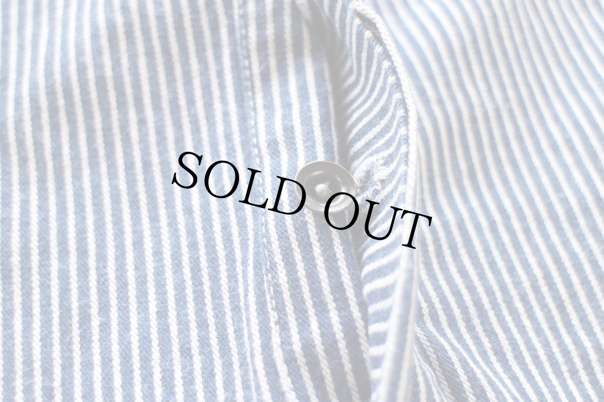 画像6: 90s USA製 Dickiesディッキーズ ヒッコリー ストライプ オーバーオール w44 (6)