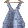 80s USA製 OSHKOSH B'GOSH ダブルニー ヒッコリー ストライプ