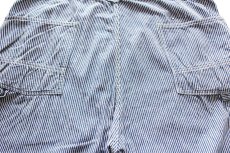 画像8: 60s USA製 OSHKOSH B'GOSH ローバック カットオフ ヒッコリー ストライプ オーバーオール w45 (8)