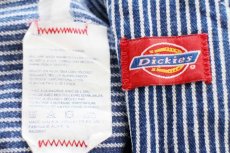 画像5: 90s USA製 Dickiesディッキーズ ヒッコリー ストライプ オーバーオール w44★特大 (5)