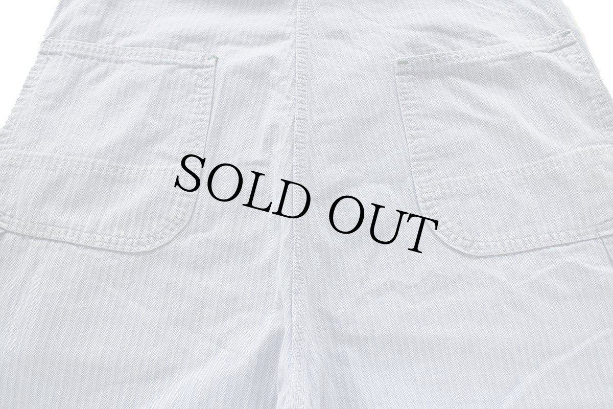 画像6: 80s KEY Imperial HBT ヘリンボーンツイル オーバーオール w40 (6)