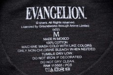 画像5: 新世紀 EVANGELION エヴァンゲリオン 新劇場版 キャラクター ホログラムプリント コットンTシャツ 黒 M (5)