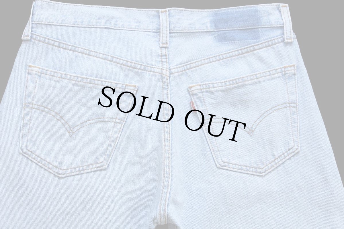 画像5: 90s 英国製 Levi'sリーバイス 501 デニムパンツ アイスブルー w32 L30★168 ユーロ (5)