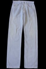 画像2: 00s USA製 Levi'sリーバイス 501 後染め カラーデニムパンツ ライトグレー w31 L34 (2)