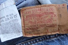 画像6: 90s 英国製 Levi'sリーバイス 501 デニムパンツ w34 L32★166 ユーロ (6)