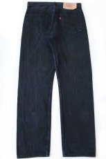 画像3: 00s ルーマニア製 Levi'sリーバイス 501 後染め ブラック デニムパンツ w34 L32★ユーロ (3)