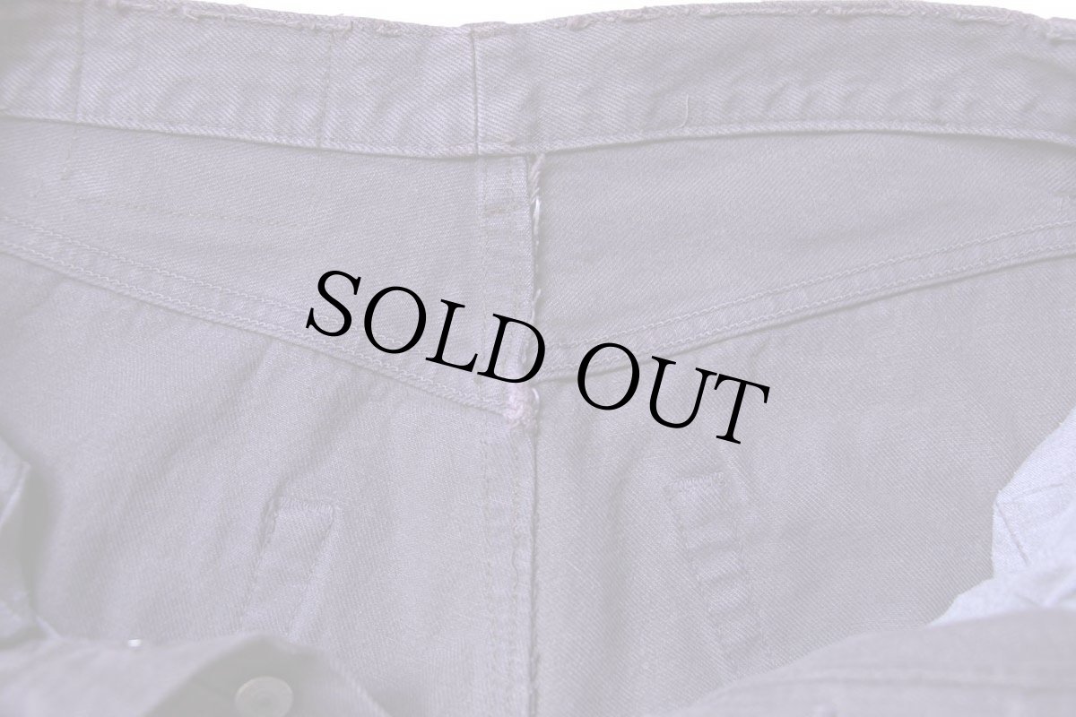 画像8: 90s USA製 Levi'sリーバイス 501 後染め カラーデニムパンツ カスタム 薄紫 W30 (8)