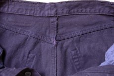 画像8: 90s USA製 Levi'sリーバイス 501 後染め カラーデニムパンツ カスタム 薄紫 w30 (8)