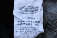 画像7: 00s ルーマニア製 Levi'sリーバイス 501 後染め ブラック デニムパンツ w34 L32★ユーロ (7)