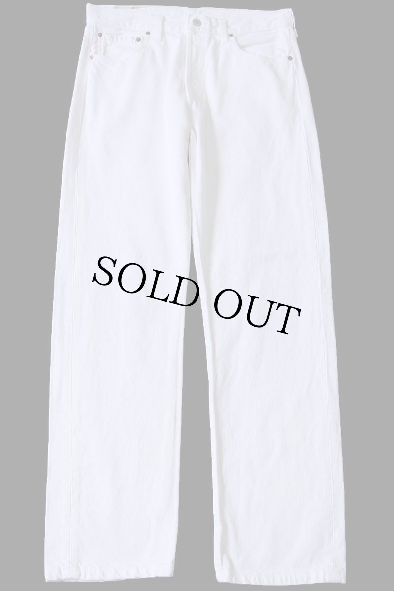 画像2: 90s 英国製 Levi'sリーバイス 501 ホワイト デニムパンツ W34 L32★ユーロ (2)