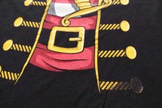 画像4: 海賊 騙し絵 コットンTシャツ 黒 L (4)
