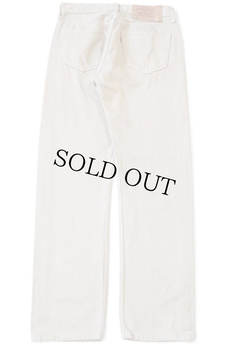 画像3: 90s 英国製 Levi'sリーバイス 501 後染め カラーデニムパンツ カーキ W32 L32★ユーロ (3)