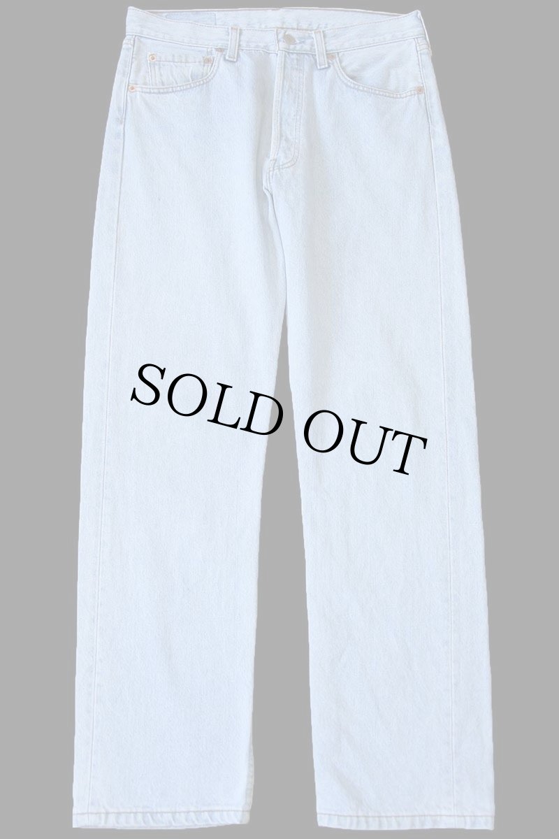 画像2: 90s 英国製 Levi'sリーバイス 501 デニムパンツ アイスブルー w32 L30★168 ユーロ (2)