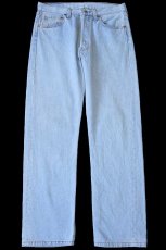 画像2: 90s 英国製 Levi'sリーバイス 501 デニムパンツ アイスブルー w32 L30★168 ユーロ (2)