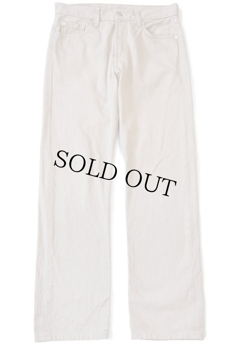 画像2: 00s メキシコ製 Levi'sリーバイス 501 後染め カラーデニムパンツ カーキ w30 L30 (2)