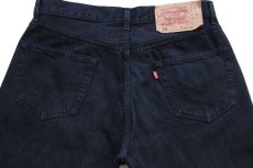 画像5: 00s ルーマニア製 Levi'sリーバイス 501 後染め ブラック デニムパンツ w34 L32★ユーロ (5)