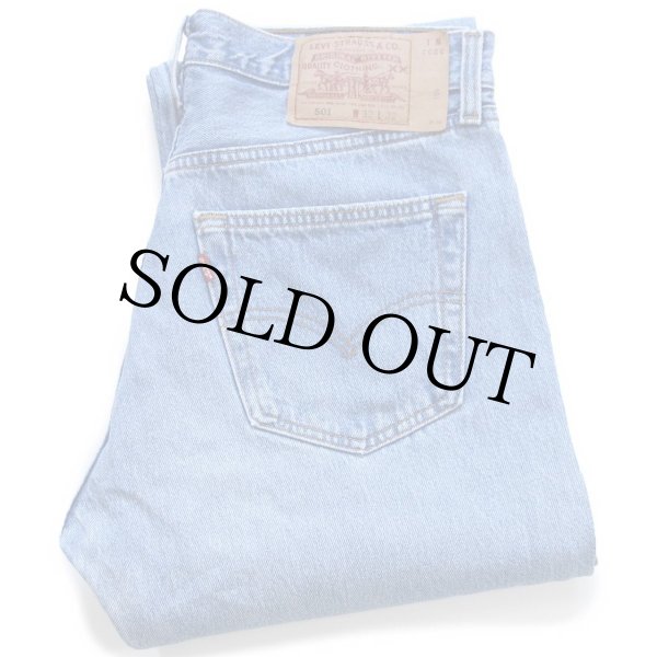 90s USA製 Levi'sリーバイス 501 デニムパンツ W32 L32☆169