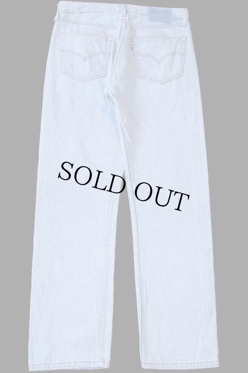 画像3: 90s 英国製 Levi'sリーバイス 501 デニムパンツ アイスブルー w32 L30★168 ユーロ (3)