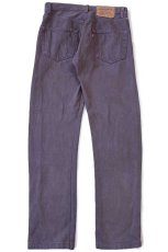 画像3: 90s USA製 Levi'sリーバイス 501 後染め カラーデニムパンツ カスタム 薄紫 w30 (3)