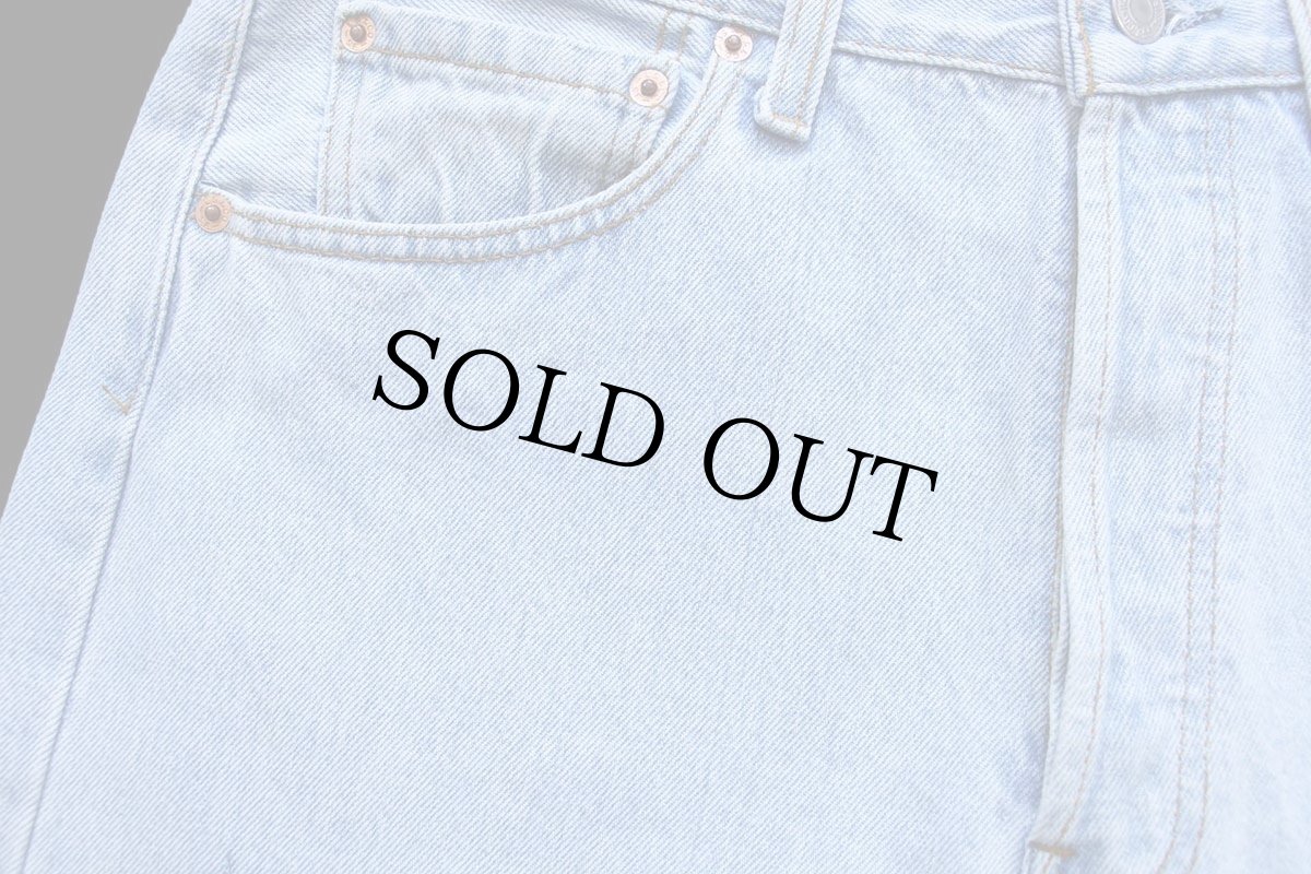 画像7: 90s 英国製 Levi'sリーバイス 501 デニムパンツ アイスブルー w32 L30★168 ユーロ (7)