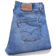 画像1: 90s 英国製 Levi'sリーバイス 501 デニムパンツ w34 L36★167 ユーロ (1)