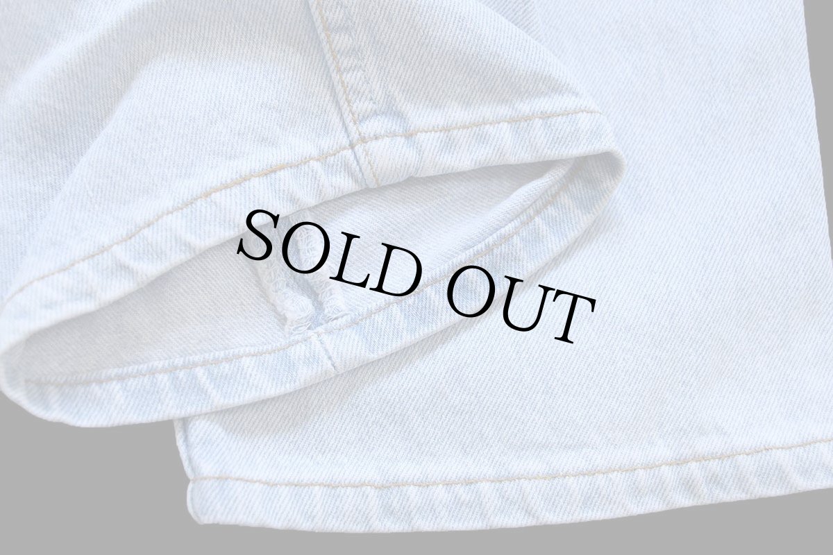 画像8: 90s 英国製 Levi'sリーバイス 501 デニムパンツ アイスブルー w32 L30★168 ユーロ (8)