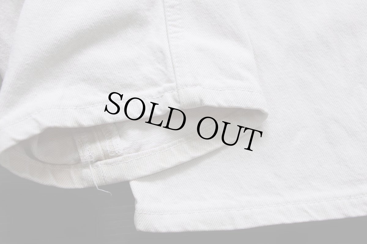 画像9: 00s 英国製 Levi'sリーバイス 501 先染め カラーデニムパンツ ベージュ W32 L32★ユーロ (9)