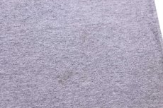 画像5: FedExフェデックス ロゴ 両面プリント リンガーTシャツ 杢グレー×黒 M (5)