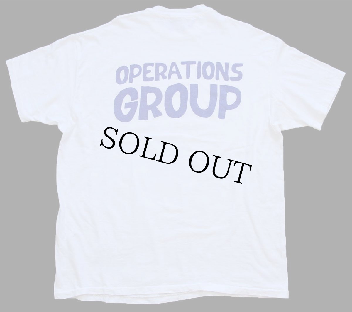 画像3: 90s USA製 Hanes OPERATIONS GROUP WOODSTOCKウッドストック パロディ 両面プリント コットンTシャツ 白 XL (3)