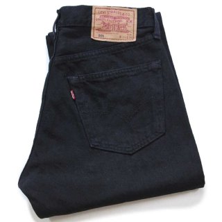 ③　90s★Levi's501ブラックデニム後染・W29×L34・ / USA製 90s 英国製 Levi'sリーバイス 501 後染め ブラック デニムパンツ