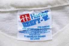 画像4: 90s USA製 Hanes PROJECT BOARD バード ライトニング 両面プリント コットンTシャツ 生成り XXL★特大 (4)