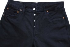 画像4: 90s 英国製 Levi'sリーバイス 501 後染め ブラック デニムパンツ w34 L30★ユーロ (4)