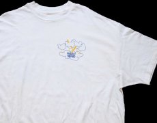 画像1: 90s USA製 Hanes PROJECT BOARD バード ライトニング 両面プリント コットンTシャツ 生成り XXL★特大 (1)