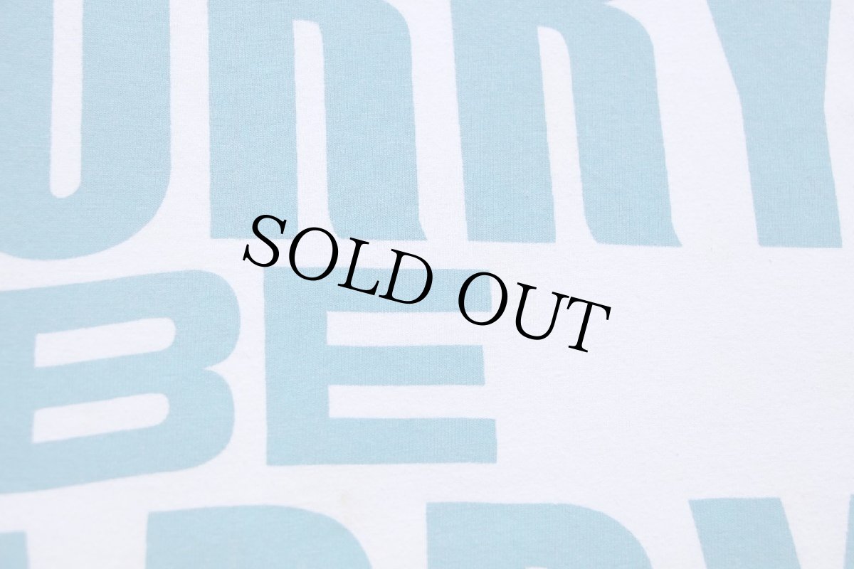 画像4: 90s USA製 DON'T WORRY BE HAPPY メッセージ コットンTシャツ 白 M (4)