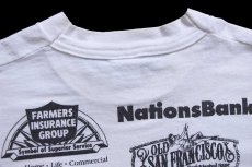 画像4: 90s USA製 JOIN OUR GANG THE CRIME FIGHTERS POLICE IBM TARGET BUD LIGHT ロゴ 協賛 両面プリント コットンTシャツ 白 XL (4)