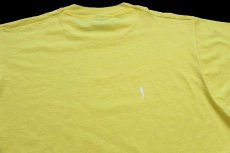 画像5: 90s USA製 I Survived SYCAMORE'S OUTRAGEOUS OLYMPICS! チキン イラスト ブリーチ Tシャツ 黄 L (5)