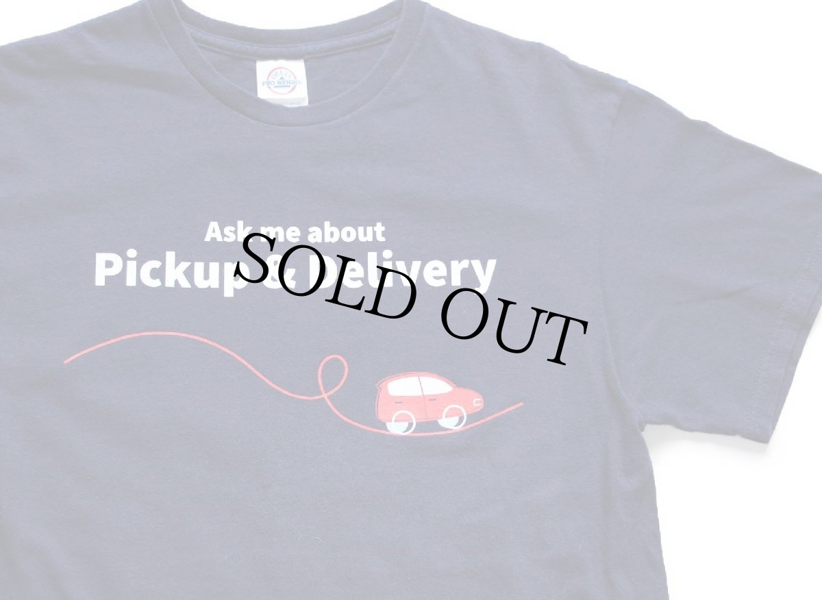 画像1: Ask me about Pickup & Delivery Walgreens 両面プリント コットンTシャツ 紺 M (1)