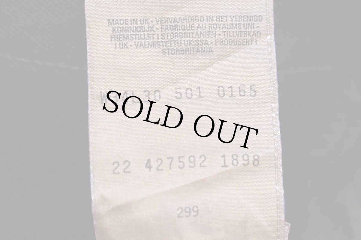 画像7: 90s 英国製 Levi'sリーバイス 501 後染め ブラック デニムパンツ W34 L30★ユーロ (7)