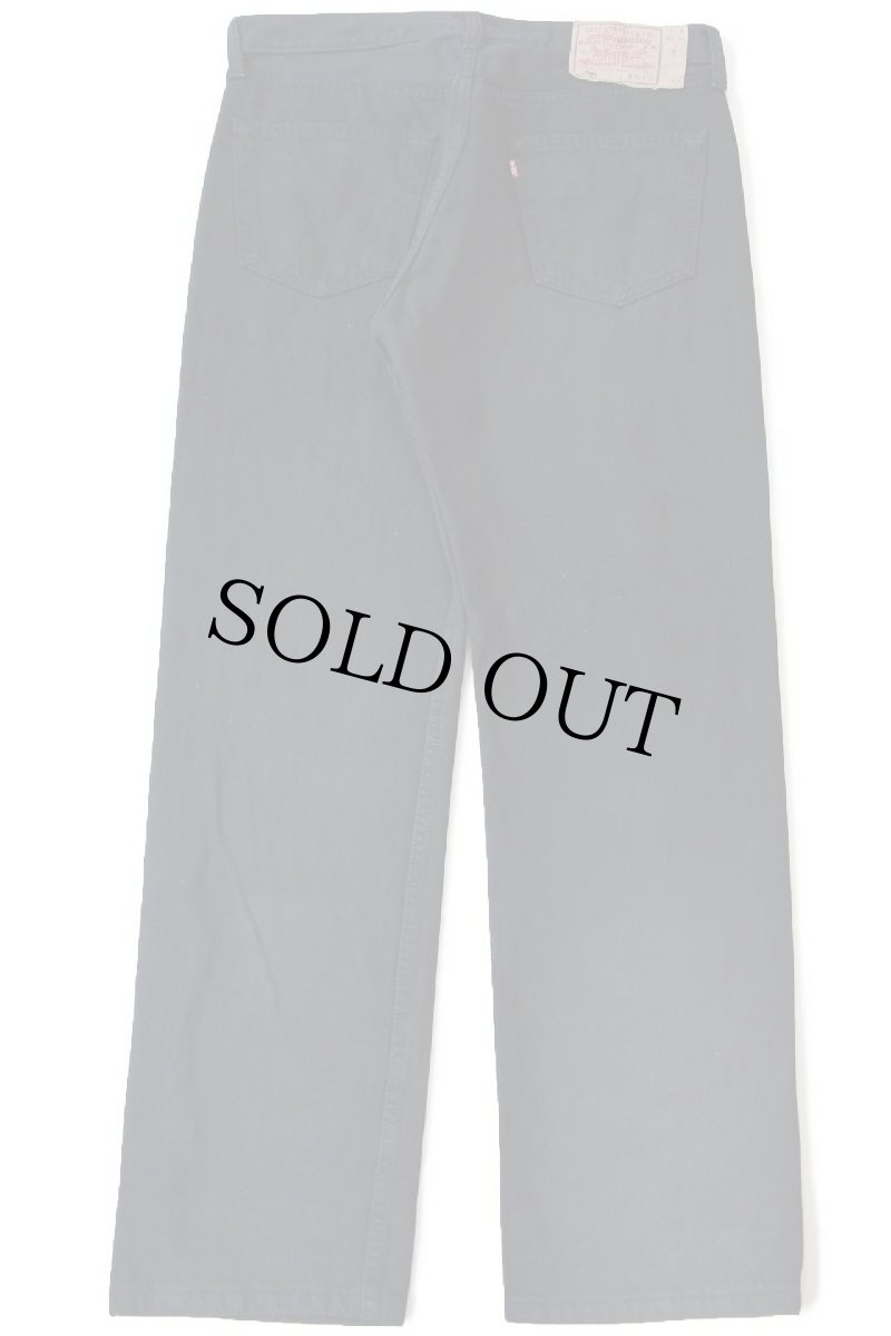 画像3: 90s 英国製 Levi'sリーバイス 501 後染め ブラック デニムパンツ W34 L30★ユーロ (3)