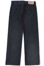 画像3: 90s 英国製 Levi'sリーバイス 501 後染め ブラック デニムパンツ w34 L30★ユーロ (3)