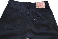 画像5: 90s 英国製 Levi'sリーバイス 501 後染め ブラック デニムパンツ w31 L30★ユーロ (5)