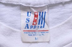画像5: 90s USA製 DON'T WORRY BE HAPPY メッセージ コットンTシャツ 白 M (5)