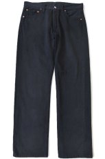 画像2: 90s 英国製 Levi'sリーバイス 501 後染め ブラック デニムパンツ w34 L30★ユーロ (2)