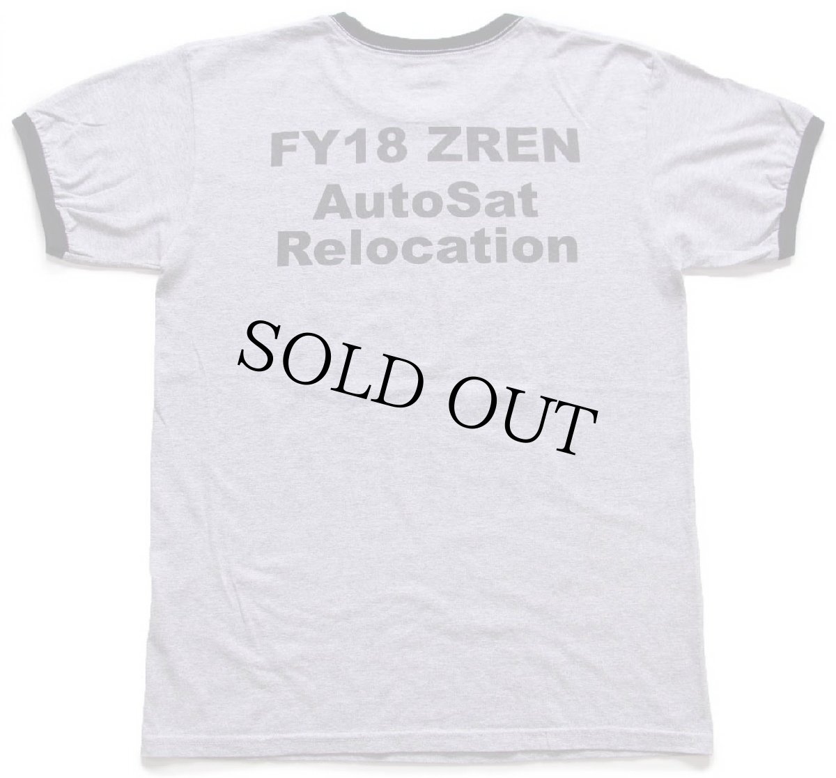 画像3: FedExフェデックス ロゴ 両面プリント リンガーTシャツ 杢グレー×黒 M (3)