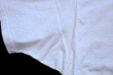 画像6: 90s USA製 Hanes OPERATIONS GROUP WOODSTOCKウッドストック パロディ 両面プリント コットンTシャツ 白 XL (6)
