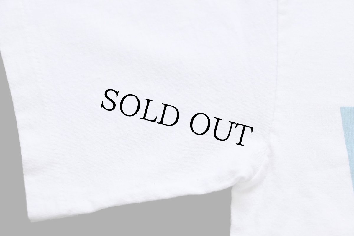 画像6: 90s USA製 DON'T WORRY BE HAPPY メッセージ コットンTシャツ 白 M (6)