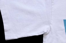 画像6: 90s USA製 DON'T WORRY BE HAPPY メッセージ コットンTシャツ 白 M (6)