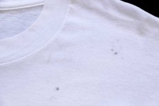 画像6: 90s USA製 WOLFGANG フェルトプリント ダックスフンド ドッグ アート Tシャツ 白 XL (6)