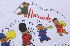 画像4: 90s Harrods マーチングバンド コットンTシャツ 白 XL (4)