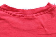 画像6: 80s USA製 Hanes VCC Four Seasons Cycling 牛 イラスト コットンTシャツ 赤 フェード XL (6)